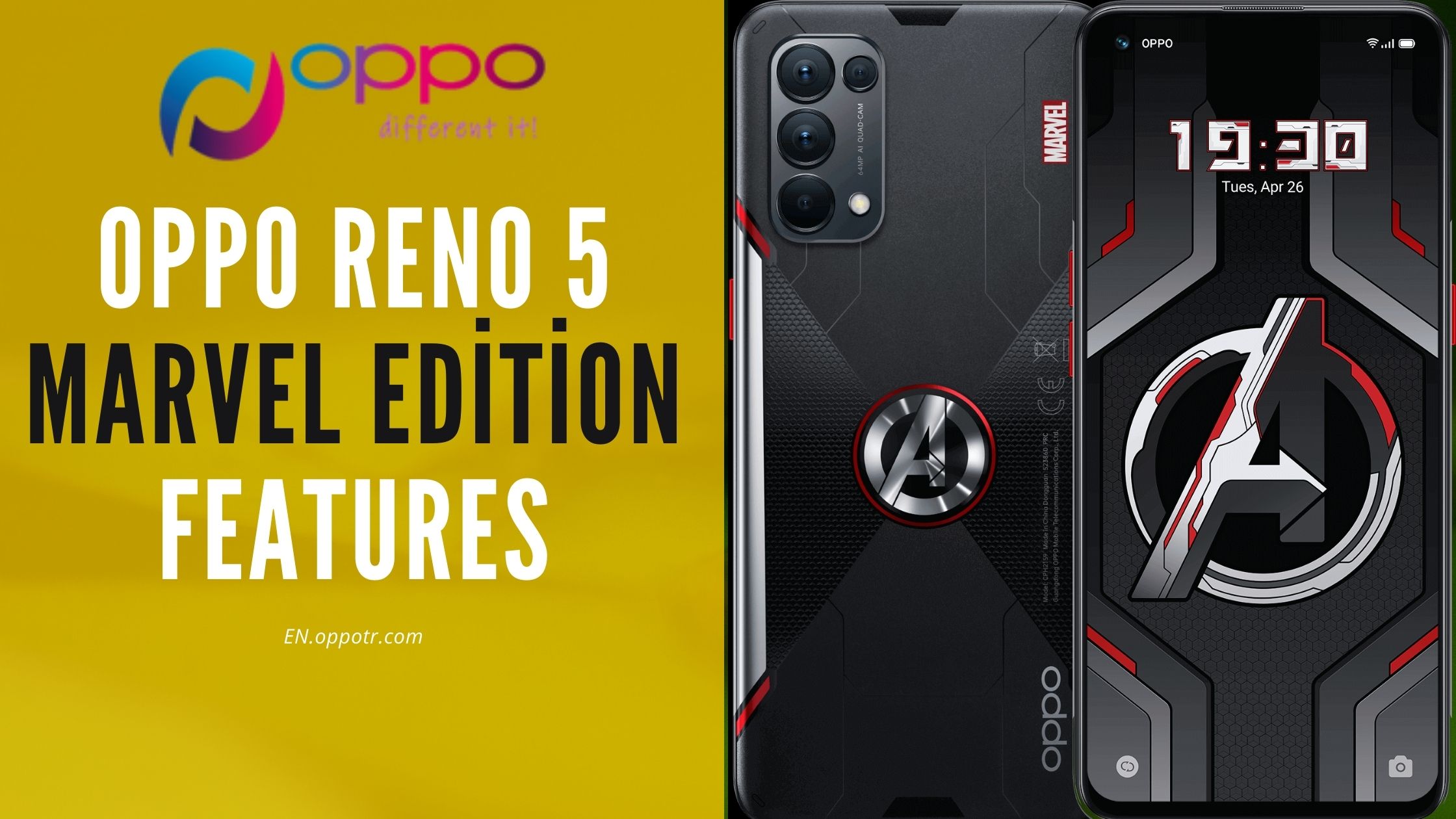 OPPO Reno 5 Marvel Edition Features