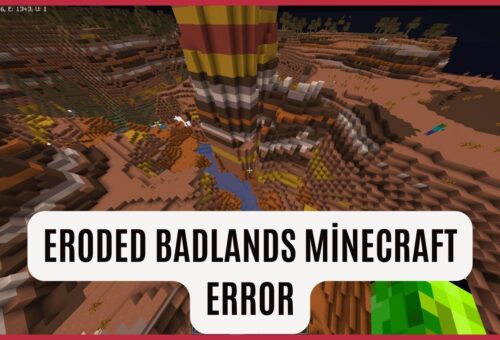 Eroded Badlands Minecraft Error