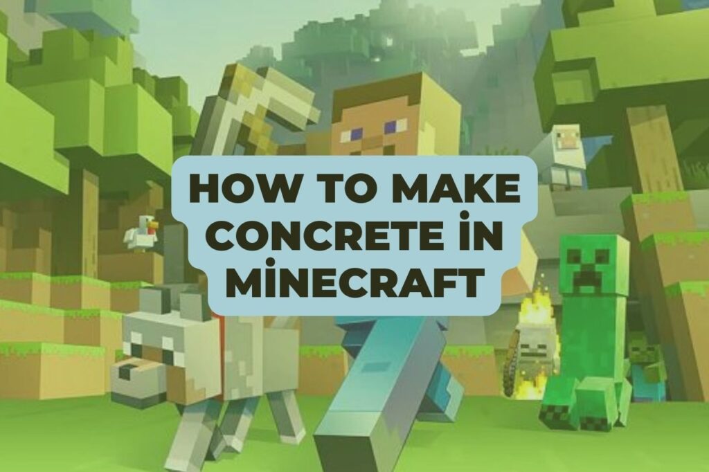 How to Make Concrete in Minecraft 2023 - Oppo Forum