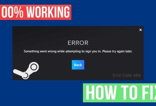 Steam Error Code E87 2023